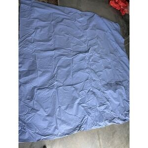 VTG Domestications Periwinkle Blue Queen Duvet Cover 100% Cotton Solid 88x88